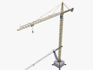 tower crane 3D मॉडल