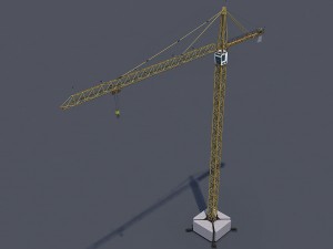 tower crane Model 3D