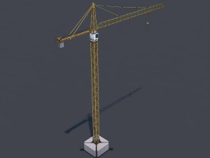 tower crane Model 3D