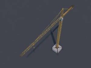 tower crane Model 3D