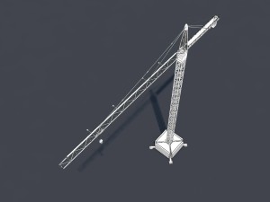 tower crane Model 3D