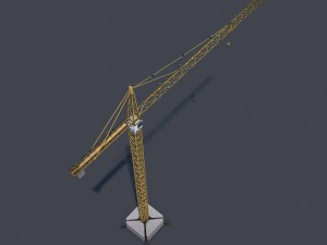 tower crane Model 3D