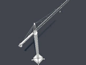 башенный кран 3D Модель