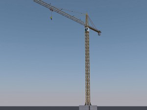 tower crane Model 3D