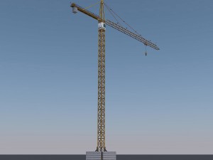 tower crane Model 3D