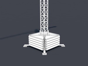 tower crane Model 3D