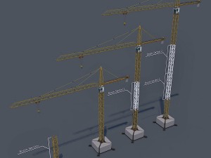 tower crane Model 3D