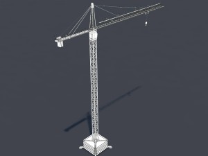 tower crane Model 3D