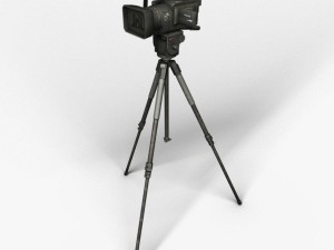 camera on the tripod 3D Model