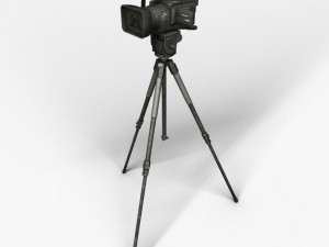 camera on the tripod 3D Модель