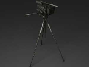 camera on the tripod 3D Модель
