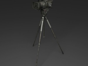 camera on the tripod 3D Модель