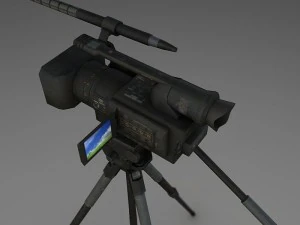 camera on the tripod 3D Model