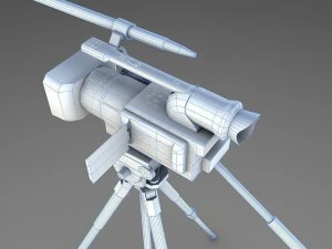 camera on the tripod 3D Model