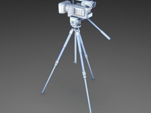 camera on the tripod 3D Модель