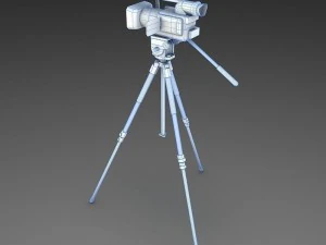 camera on the tripod 3D Model
