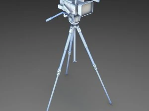 camera on the tripod 3D Model