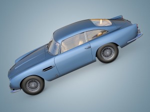 aston martin db5 3D Модель