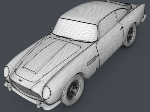 aston martin db5 3D Модель