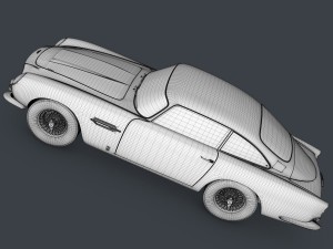 aston martin db5 3D Модель
