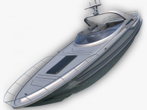 luxury yacht 3D Model