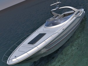 luxury yacht 3D Модель