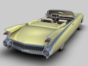 cadillac eldorado 62 series 1959 convertible 3Dモデル
