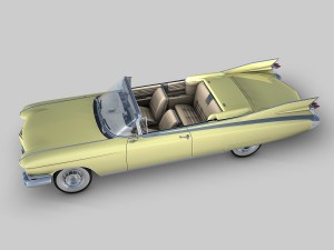 cadillac eldorado 62 series 1959 convertible 3Dモデル