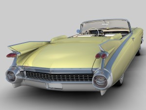 cadillac eldorado 62 series 1959 convertible 3Dモデル