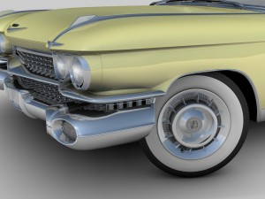 cadillac eldorado 62 series 1959 convertible 3Dモデル