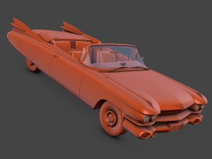 cadillac eldorado 62 series 1959 convertible 3Dモデル