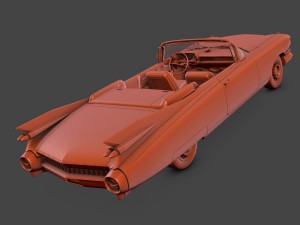 cadillac eldorado 62 series 1959 convertible 3Dモデル