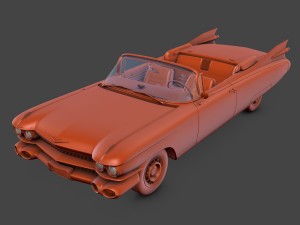 cadillac eldorado 62 series 1959 convertible 3Dモデル