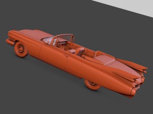 cadillac eldorado 62 series 1959 convertible 3Dモデル