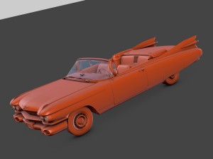 cadillac eldorado 62 series 1959 convertible 3Dモデル