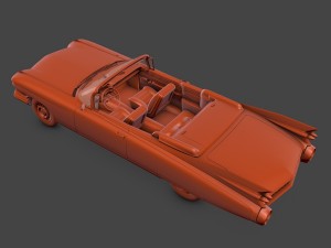 cadillac eldorado 62 series 1959 convertible 3Dモデル