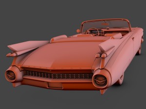 cadillac eldorado 62 series 1959 convertible 3Dモデル