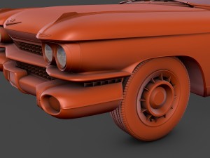 cadillac eldorado 62 series 1959 convertible 3Dモデル