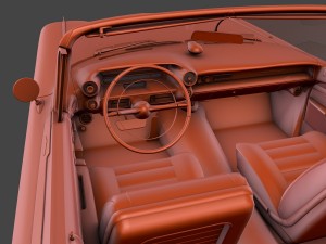 cadillac eldorado 62 series 1959 convertible 3Dモデル