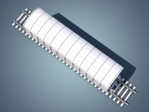 box car brown 3D Model