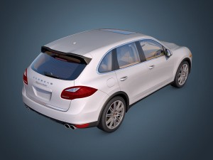 porsche cayenne turbo 2011 Model 3D