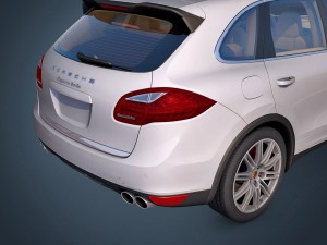 porsche cayenne turbo 2011 Model 3D