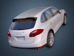 porsche cayenne turbo 2011 Model 3D