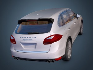 porsche cayenne turbo 2011 Model 3D