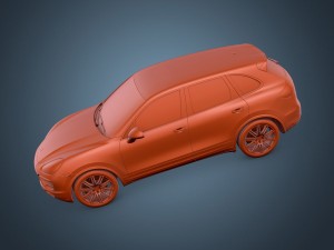 porsche cayenne turbo 2011 Model 3D