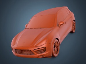 porsche cayenne turbo 2011 Model 3D