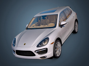 porsche cayenne turbo 3D Model