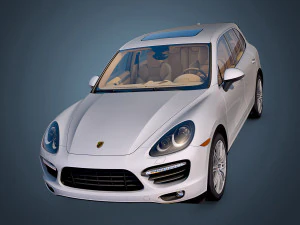 porsche cayenne turbo 3D Model
