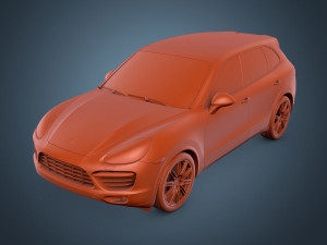 porsche cayenne turbo 3D Model