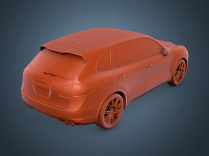 porsche cayenne turbo 3D Model
